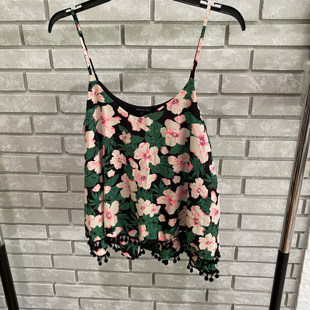 Floral tank top
